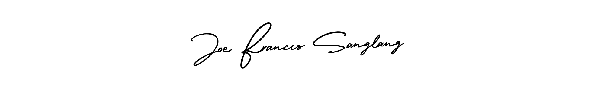 Design your own signature with our free online signature maker. With this signature software, you can create a handwritten (AmerikaSignatureDemo-Regular) signature for name Joe Francis Sanglang. Joe Francis Sanglang signature style 3 images and pictures png