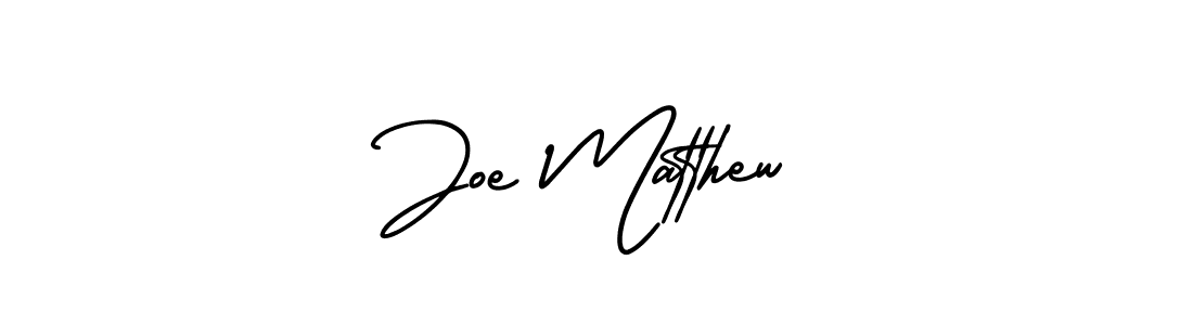 Design your own signature with our free online signature maker. With this signature software, you can create a handwritten (AmerikaSignatureDemo-Regular) signature for name Joe Matthew. Joe Matthew signature style 3 images and pictures png