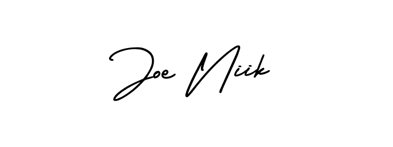 Also we have Joe Niik name is the best signature style. Create professional handwritten signature collection using AmerikaSignatureDemo-Regular autograph style. Joe Niik signature style 3 images and pictures png