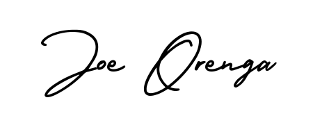 Express your personality with a custom Joe Orenga signature crafted with AmerikaSignatureDemo-Regular typography. Free transparent PNG download available. Joe Orenga signature style 3 images and pictures png