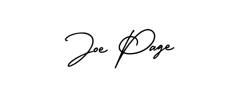 Create a beautiful signature design for name Joe Page. With this signature (AmerikaSignatureDemo-Regular) fonts, you can make a handwritten signature for free. Joe Page signature style 3 images and pictures png