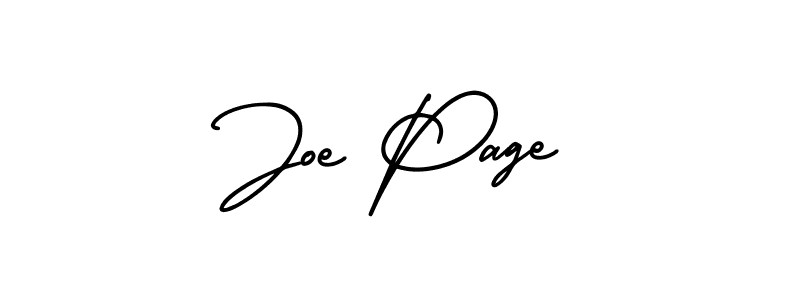 Create a beautiful signature design for name Joe Page. With this signature (AmerikaSignatureDemo-Regular) fonts, you can make a handwritten signature for free. Joe Page signature style 3 images and pictures png