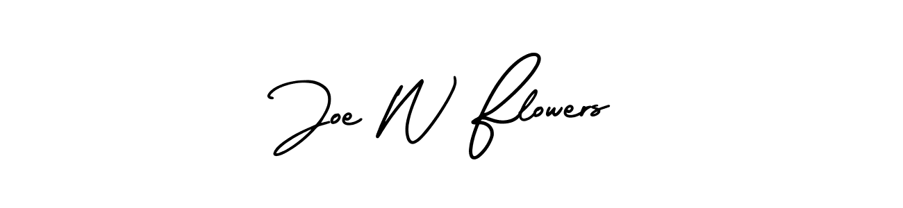 Similarly AmerikaSignatureDemo-Regular is the best handwritten signature design. Signature creator online .You can use it as an online autograph creator for name Joe W Flowers. Joe W Flowers signature style 3 images and pictures png