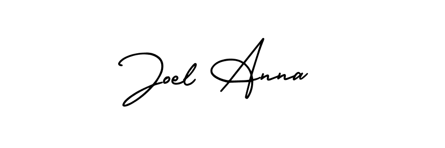 Design your own signature with our free online signature maker. With this signature software, you can create a handwritten (AmerikaSignatureDemo-Regular) signature for name Joel Anna. Joel Anna signature style 3 images and pictures png