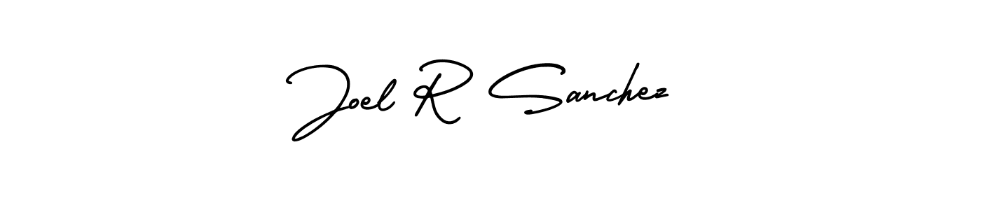 Design your own signature with our free online signature maker. With this signature software, you can create a handwritten (AmerikaSignatureDemo-Regular) signature for name Joel R Sanchez. Joel R Sanchez signature style 3 images and pictures png