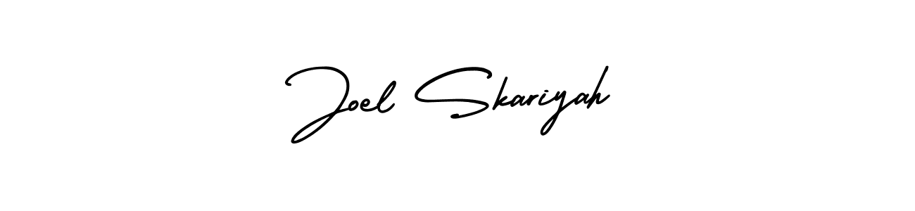 AmerikaSignatureDemo-Regular is a professional signature style that is perfect for those who want to add a touch of class to their signature. It is also a great choice for those who want to make their signature more unique. Get Joel Skariyah name to fancy signature for free. Joel Skariyah signature style 3 images and pictures png