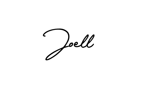 How to make Joell signature? AmerikaSignatureDemo-Regular is a professional autograph style. Create handwritten signature for Joell name. Joell signature style 3 images and pictures png