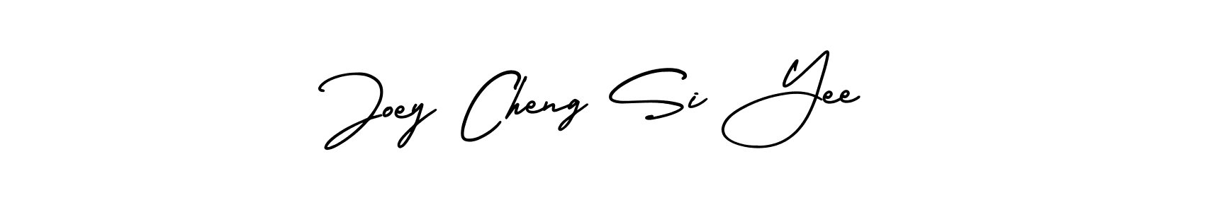 Make a beautiful signature design for name Joey Cheng Si Yee. With this signature (AmerikaSignatureDemo-Regular) style, you can create a handwritten signature for free. Joey Cheng Si Yee signature style 3 images and pictures png