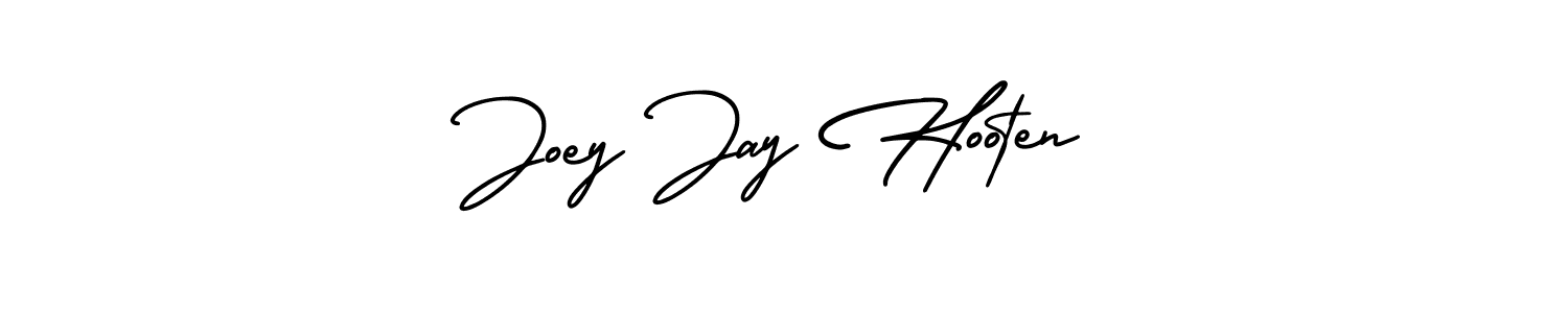 How to make Joey Jay Hooten name signature. Use AmerikaSignatureDemo-Regular style for creating short signs online. This is the latest handwritten sign. Joey Jay Hooten signature style 3 images and pictures png