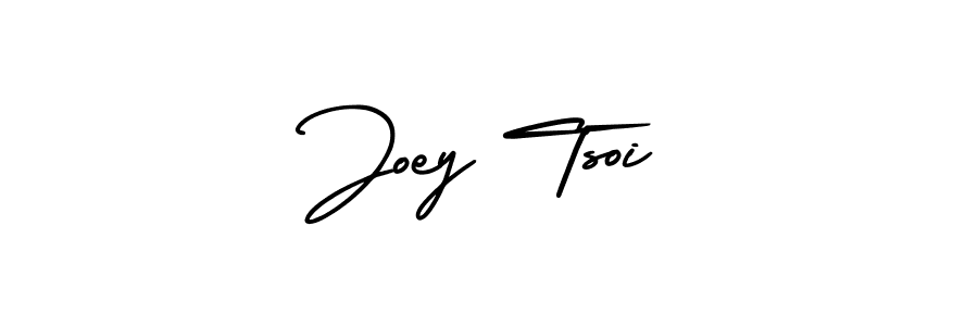 It looks lik you need a new signature style for name Joey Tsoi. Design unique handwritten (AmerikaSignatureDemo-Regular) signature with our free signature maker in just a few clicks. Joey Tsoi signature style 3 images and pictures png