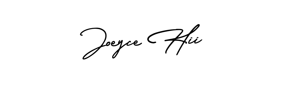 Also You can easily find your signature by using the search form. We will create Joeyce Hii name handwritten signature images for you free of cost using AmerikaSignatureDemo-Regular sign style. Joeyce Hii signature style 3 images and pictures png