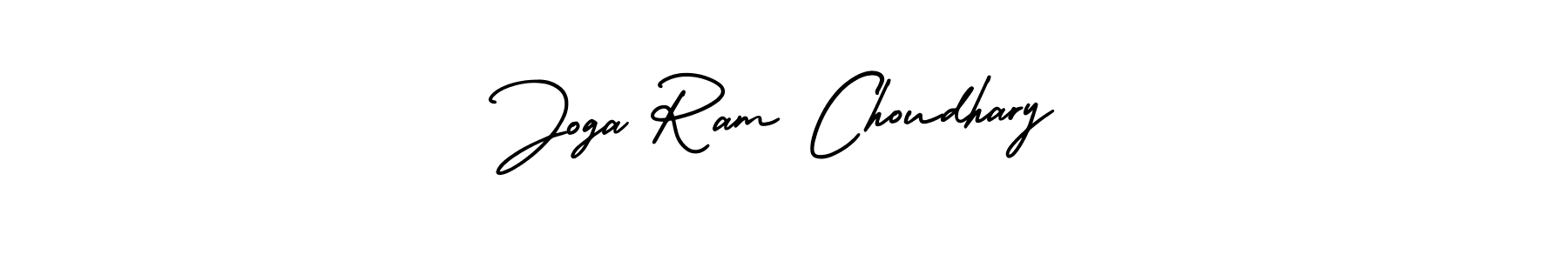 This is the best signature style for the Joga Ram Choudhary name. Also you like these signature font (AmerikaSignatureDemo-Regular). Mix name signature. Joga Ram Choudhary signature style 3 images and pictures png
