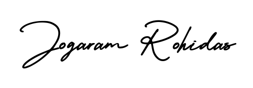 Generate high-definition signature styles for Jogaram Rohidas. The AmerikaSignatureDemo-Regular typeface ensures crisp legibility and sophisticated design. Jogaram Rohidas signature style 3 images and pictures png