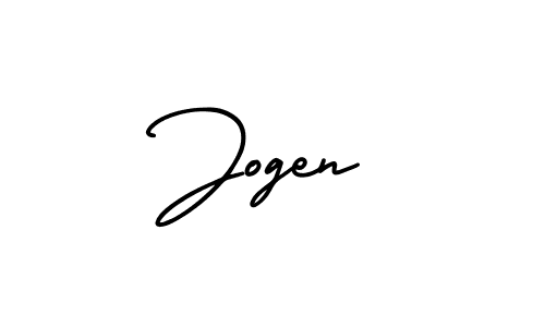 Create a beautiful signature design for name Jogen. With this signature (AmerikaSignatureDemo-Regular) fonts, you can make a handwritten signature for free. Jogen signature style 3 images and pictures png