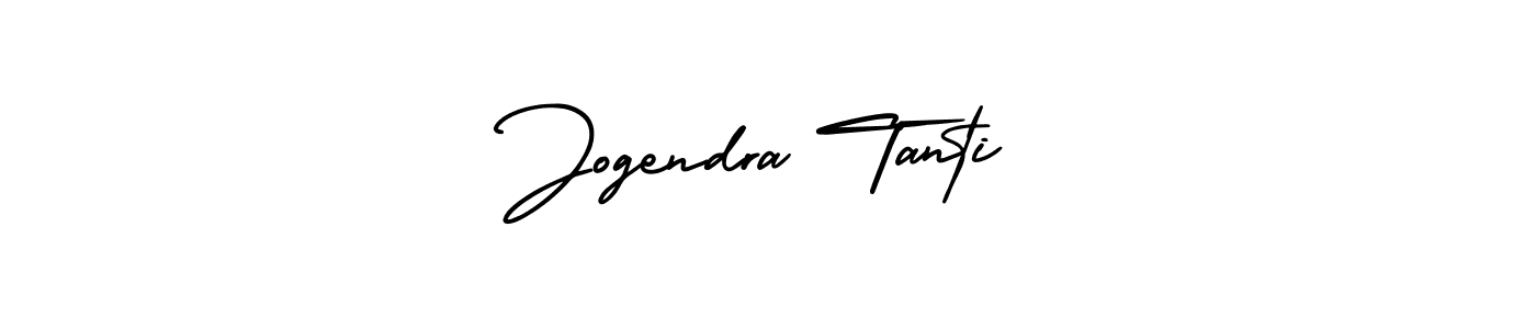 Make a beautiful signature design for name Jogendra Tanti. With this signature (AmerikaSignatureDemo-Regular) style, you can create a handwritten signature for free. Jogendra Tanti signature style 3 images and pictures png