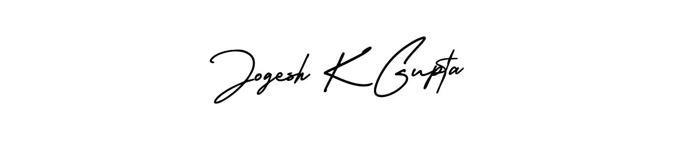 Also we have Jogesh K Gupta name is the best signature style. Create professional handwritten signature collection using AmerikaSignatureDemo-Regular autograph style. Jogesh K Gupta signature style 3 images and pictures png