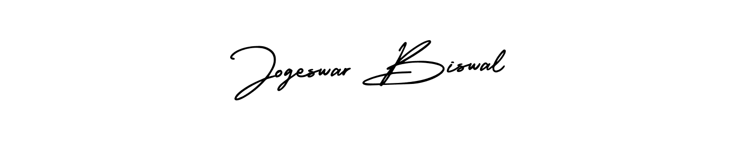Also You can easily find your signature by using the search form. We will create Jogeswar Biswal name handwritten signature images for you free of cost using AmerikaSignatureDemo-Regular sign style. Jogeswar Biswal signature style 3 images and pictures png