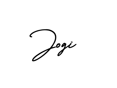 How to make Jogi signature? AmerikaSignatureDemo-Regular is a professional autograph style. Create handwritten signature for Jogi name. Jogi signature style 3 images and pictures png