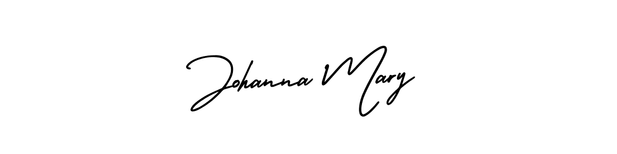 The best way (AmerikaSignatureDemo-Regular) to make a short signature is to pick only two or three words in your name. The name Johanna Mary include a total of six letters. For converting this name. Johanna Mary signature style 3 images and pictures png