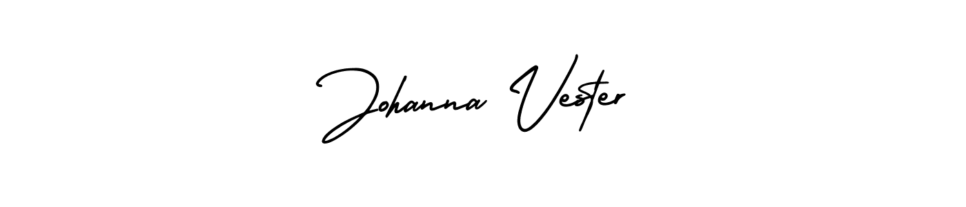 AmerikaSignatureDemo-Regular is a professional signature style that is perfect for those who want to add a touch of class to their signature. It is also a great choice for those who want to make their signature more unique. Get Johanna Vester name to fancy signature for free. Johanna Vester signature style 3 images and pictures png