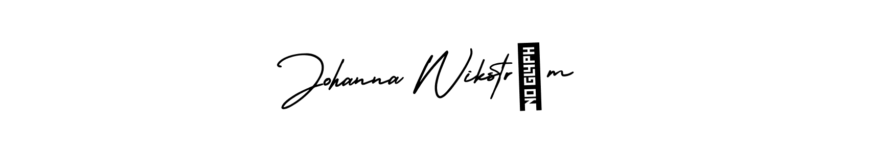 Make a beautiful signature design for name Johanna Wikström. With this signature (AmerikaSignatureDemo-Regular) style, you can create a handwritten signature for free. Johanna Wikström signature style 3 images and pictures png
