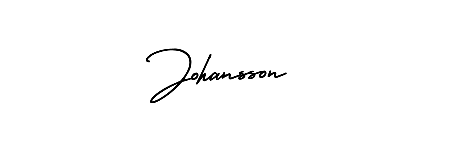 How to make Johansson name signature. Use AmerikaSignatureDemo-Regular style for creating short signs online. This is the latest handwritten sign. Johansson signature style 3 images and pictures png