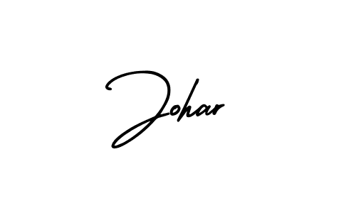 You should practise on your own different ways (AmerikaSignatureDemo-Regular) to write your name (Johar) in signature. don't let someone else do it for you. Johar signature style 3 images and pictures png