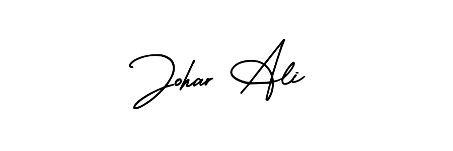 Similarly AmerikaSignatureDemo-Regular is the best handwritten signature design. Signature creator online .You can use it as an online autograph creator for name Johar Ali. Johar Ali signature style 3 images and pictures png