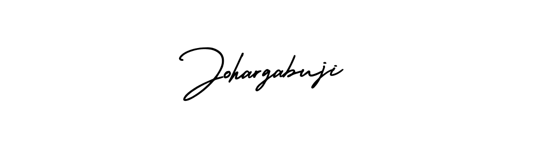 Design your own signature with our free online signature maker. With this signature software, you can create a handwritten (AmerikaSignatureDemo-Regular) signature for name Johargabuji. Johargabuji signature style 3 images and pictures png