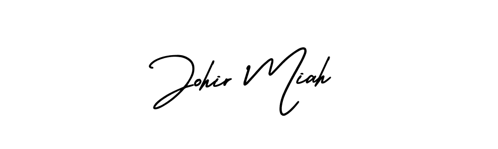 Similarly AmerikaSignatureDemo-Regular is the best handwritten signature design. Signature creator online .You can use it as an online autograph creator for name Johir Miah. Johir Miah signature style 3 images and pictures png