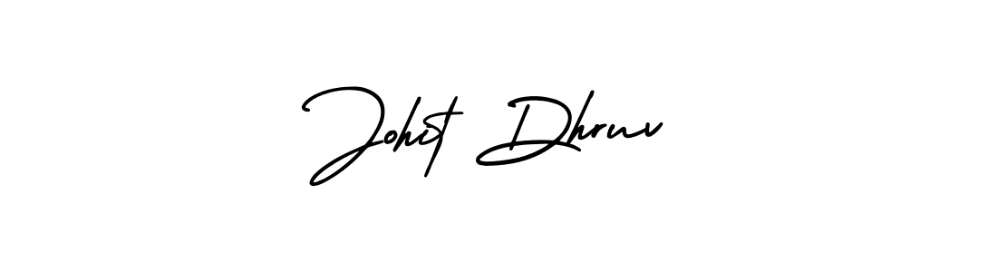 Similarly AmerikaSignatureDemo-Regular is the best handwritten signature design. Signature creator online .You can use it as an online autograph creator for name Johit Dhruv. Johit Dhruv signature style 3 images and pictures png