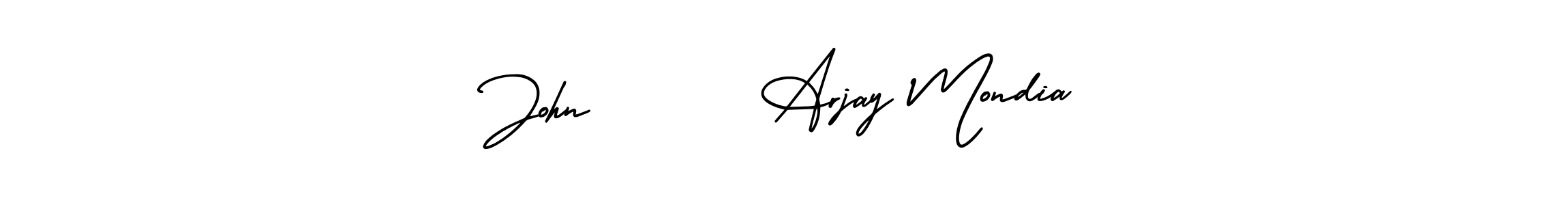 Best and Professional Signature Style for John       Arjay Mondia. AmerikaSignatureDemo-Regular Best Signature Style Collection. John       Arjay Mondia signature style 3 images and pictures png