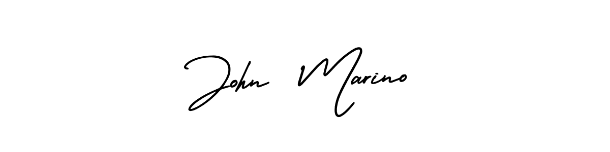 Also we have John  Marino name is the best signature style. Create professional handwritten signature collection using AmerikaSignatureDemo-Regular autograph style. John  Marino signature style 3 images and pictures png