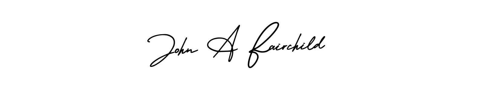 Create a beautiful signature design for name John A Fairchild. With this signature (AmerikaSignatureDemo-Regular) fonts, you can make a handwritten signature for free. John A Fairchild signature style 3 images and pictures png