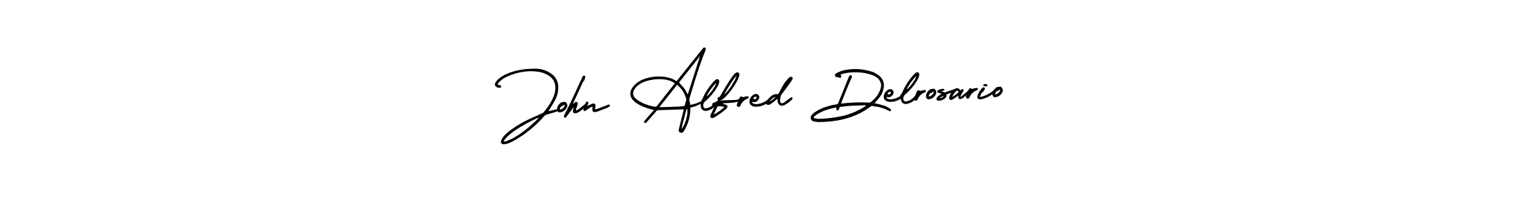 How to Draw John Alfred Delrosario signature style? AmerikaSignatureDemo-Regular is a latest design signature styles for name John Alfred Delrosario. John Alfred Delrosario signature style 3 images and pictures png