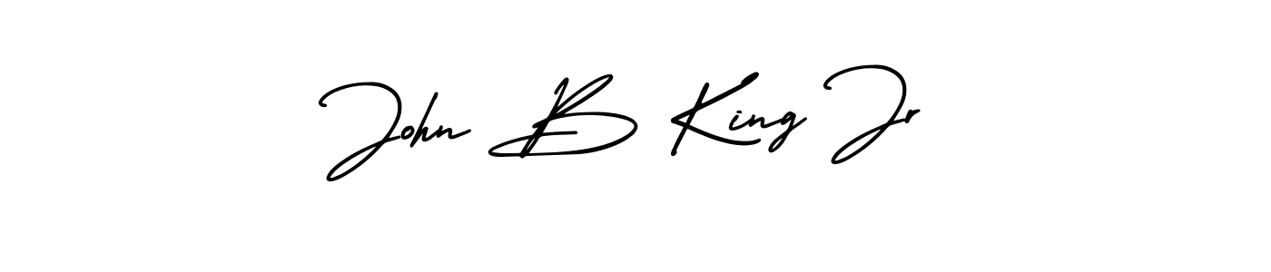 It looks lik you need a new signature style for name John B King Jr. Design unique handwritten (AmerikaSignatureDemo-Regular) signature with our free signature maker in just a few clicks. John B King Jr signature style 3 images and pictures png