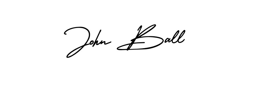 John Ball stylish signature style. Best Handwritten Sign (AmerikaSignatureDemo-Regular) for my name. Handwritten Signature Collection Ideas for my name John Ball. John Ball signature style 3 images and pictures png