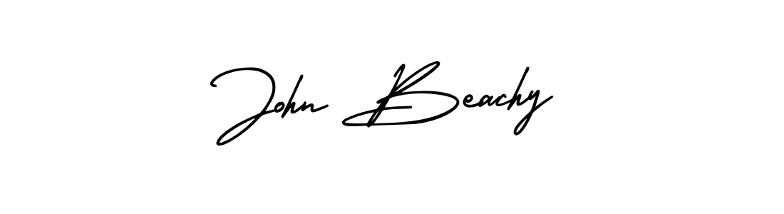 John Beachy stylish signature style. Best Handwritten Sign (AmerikaSignatureDemo-Regular) for my name. Handwritten Signature Collection Ideas for my name John Beachy. John Beachy signature style 3 images and pictures png