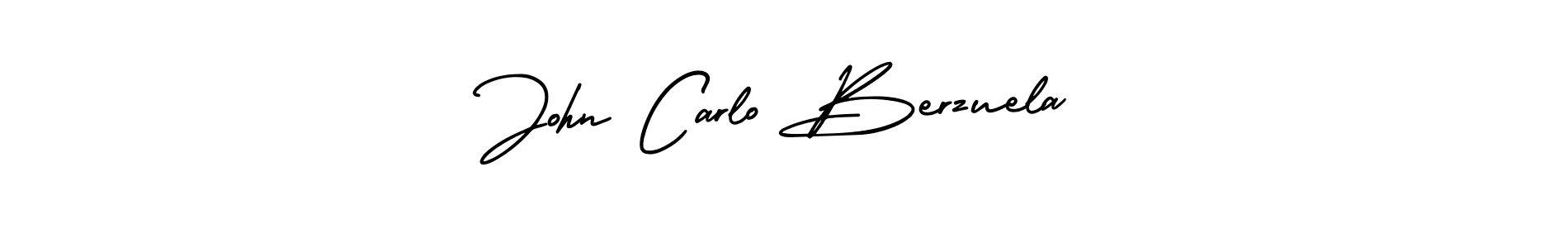 Use a signature maker to create a handwritten signature online. With this signature software, you can design (AmerikaSignatureDemo-Regular) your own signature for name John Carlo Berzuela. John Carlo Berzuela signature style 3 images and pictures png