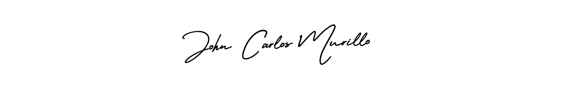 You should practise on your own different ways (AmerikaSignatureDemo-Regular) to write your name (John Carlos Murillo) in signature. don't let someone else do it for you. John Carlos Murillo signature style 3 images and pictures png