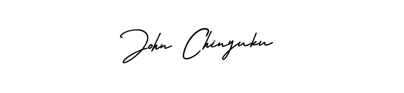 Also You can easily find your signature by using the search form. We will create John Chinyuku name handwritten signature images for you free of cost using AmerikaSignatureDemo-Regular sign style. John Chinyuku signature style 3 images and pictures png