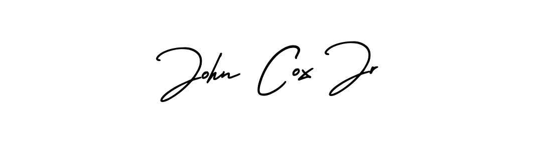 Also You can easily find your signature by using the search form. We will create John Cox Jr name handwritten signature images for you free of cost using AmerikaSignatureDemo-Regular sign style. John Cox Jr signature style 3 images and pictures png
