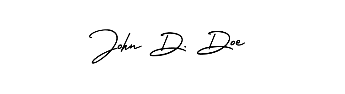 How to make John D. Doe signature? AmerikaSignatureDemo-Regular is a professional autograph style. Create handwritten signature for John D. Doe name. John D. Doe signature style 3 images and pictures png