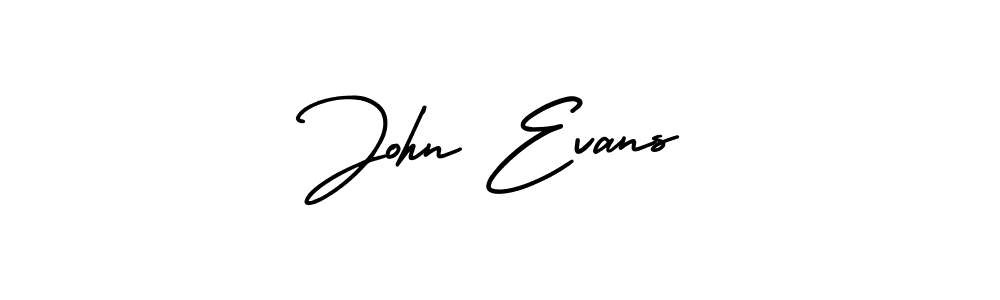 AmerikaSignatureDemo-Regular is a professional signature style that is perfect for those who want to add a touch of class to their signature. It is also a great choice for those who want to make their signature more unique. Get John Evans name to fancy signature for free. John Evans signature style 3 images and pictures png