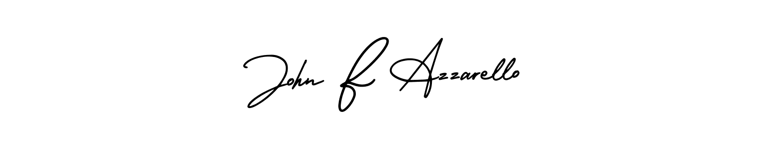 How to Draw John F Azzarello signature style? AmerikaSignatureDemo-Regular is a latest design signature styles for name John F Azzarello. John F Azzarello signature style 3 images and pictures png