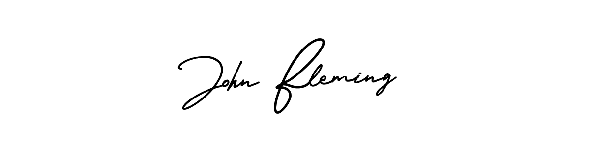 Design your own signature with our free online signature maker. With this signature software, you can create a handwritten (AmerikaSignatureDemo-Regular) signature for name John Fleming. John Fleming signature style 3 images and pictures png