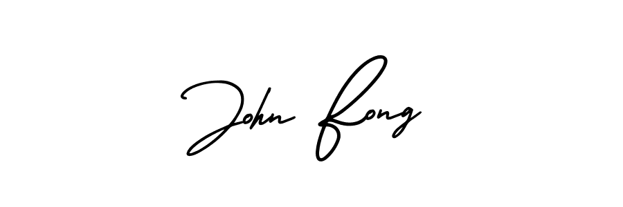 Also You can easily find your signature by using the search form. We will create John Fong name handwritten signature images for you free of cost using AmerikaSignatureDemo-Regular sign style. John Fong signature style 3 images and pictures png