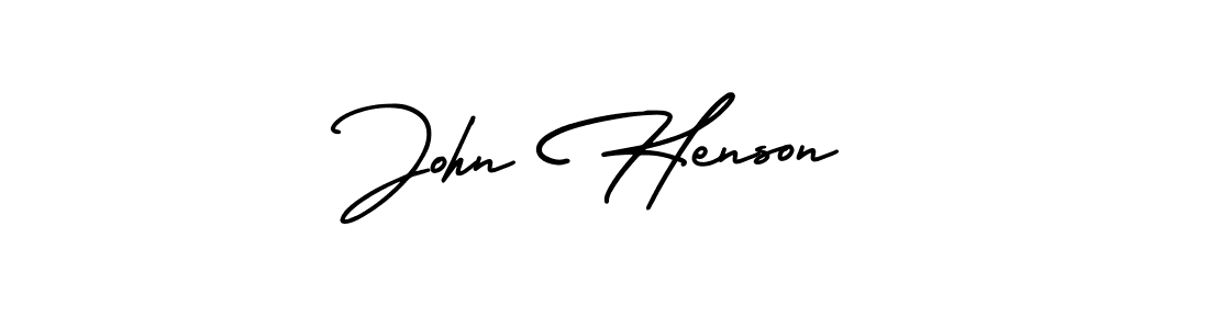 Design your own signature with our free online signature maker. With this signature software, you can create a handwritten (AmerikaSignatureDemo-Regular) signature for name John Henson. John Henson signature style 3 images and pictures png