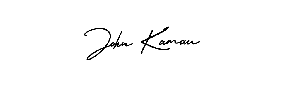 if you are searching for the best signature style for your name John Kamau. so please give up your signature search. here we have designed multiple signature styles  using AmerikaSignatureDemo-Regular. John Kamau signature style 3 images and pictures png