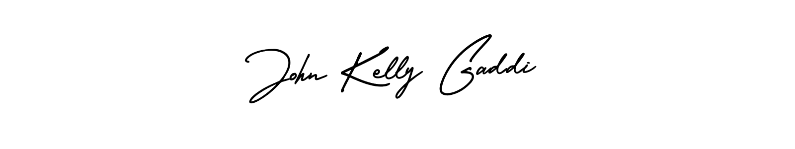 Make a beautiful signature design for name John Kelly Gaddi. With this signature (AmerikaSignatureDemo-Regular) style, you can create a handwritten signature for free. John Kelly Gaddi signature style 3 images and pictures png